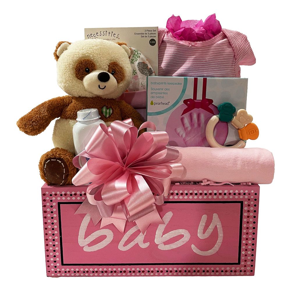 Bundle Of Joy Gift Basket - Pink