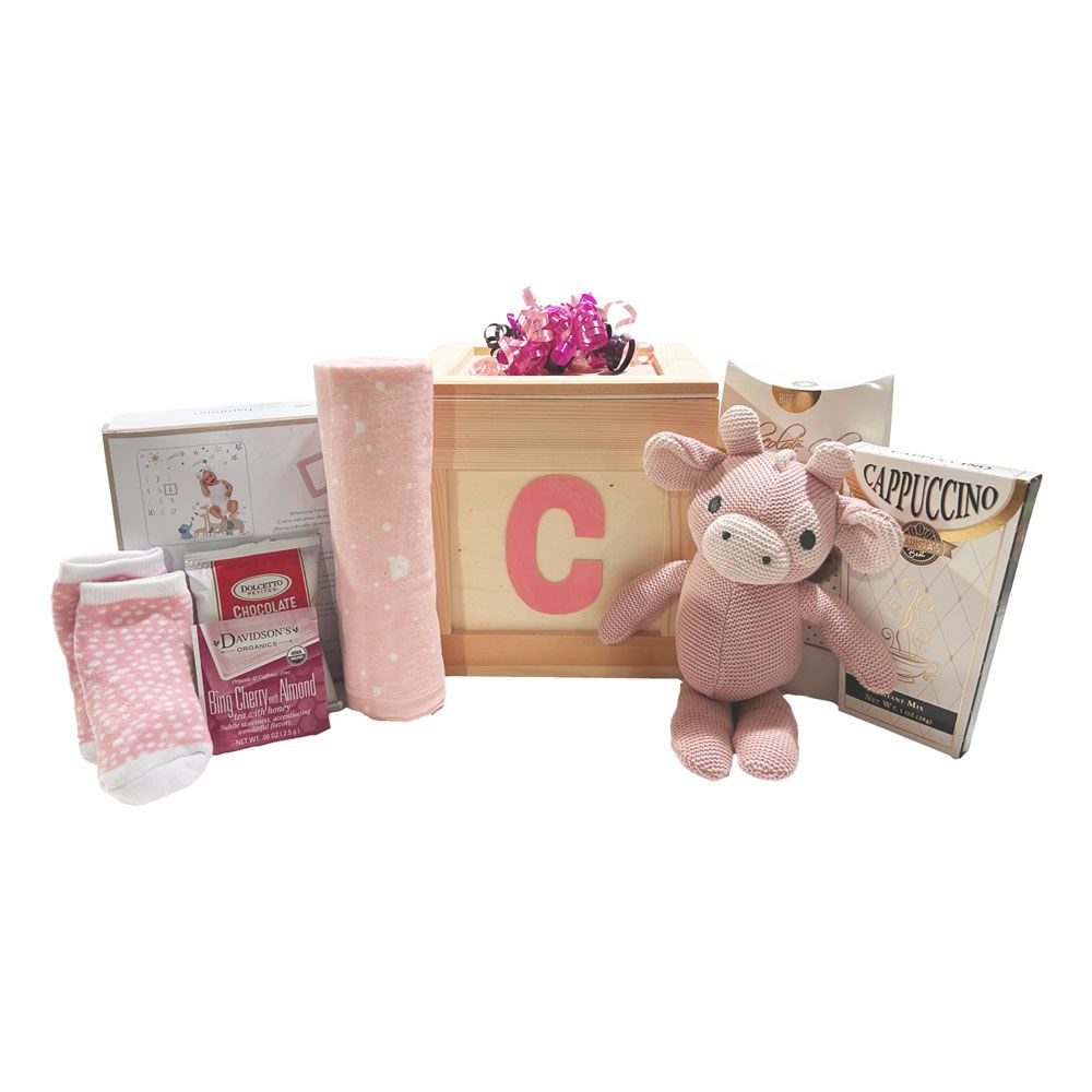 Baby Girl Welcome Gift Box - Pink