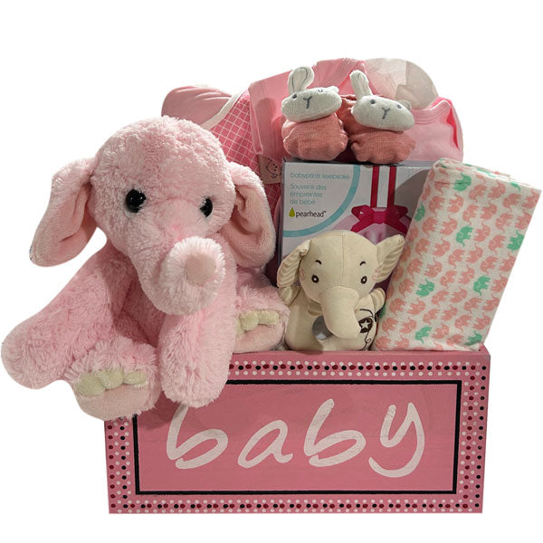 Elephantastic Basket - Pink