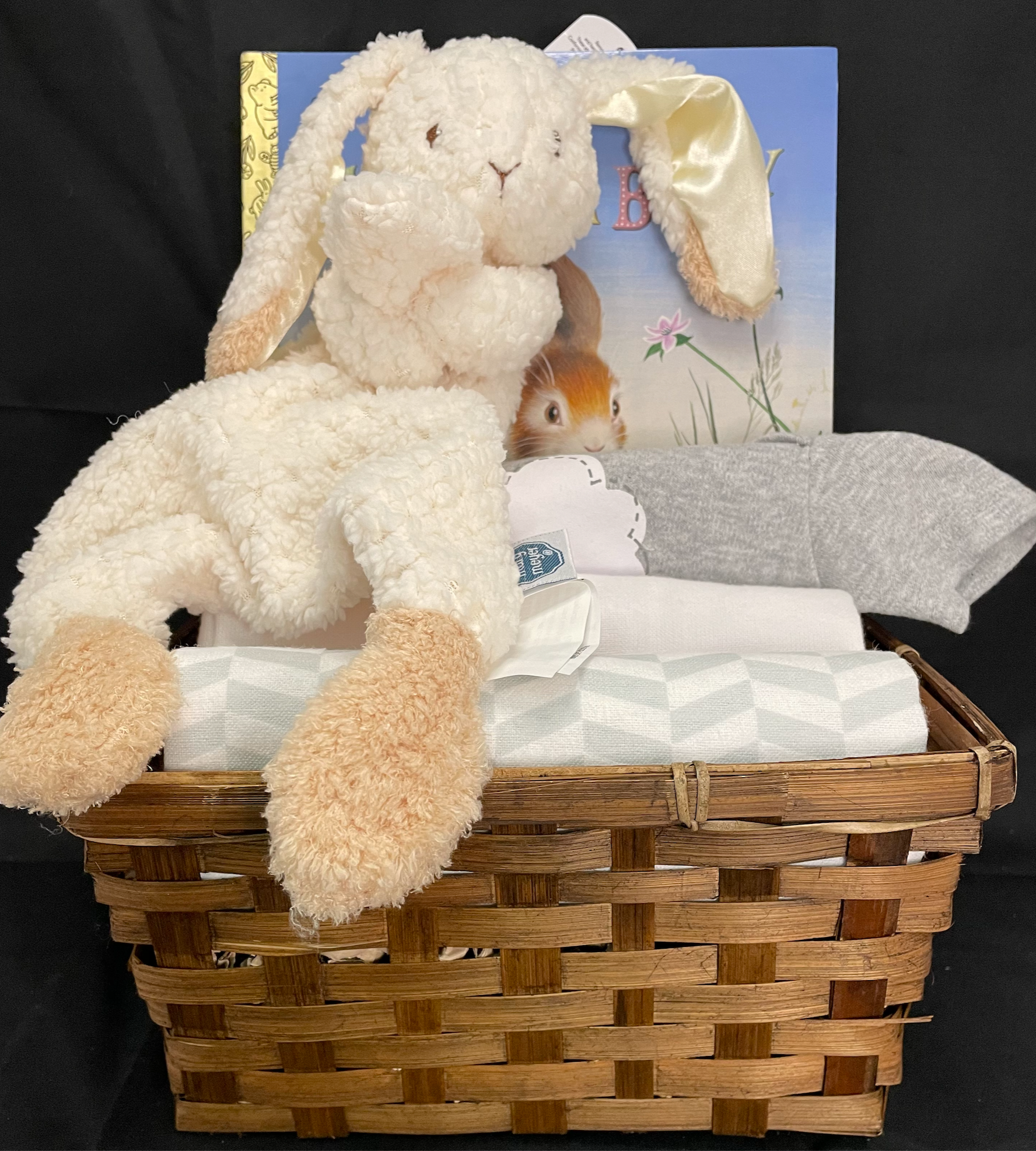 Unique Baby Gift Basket, Neutral Toys