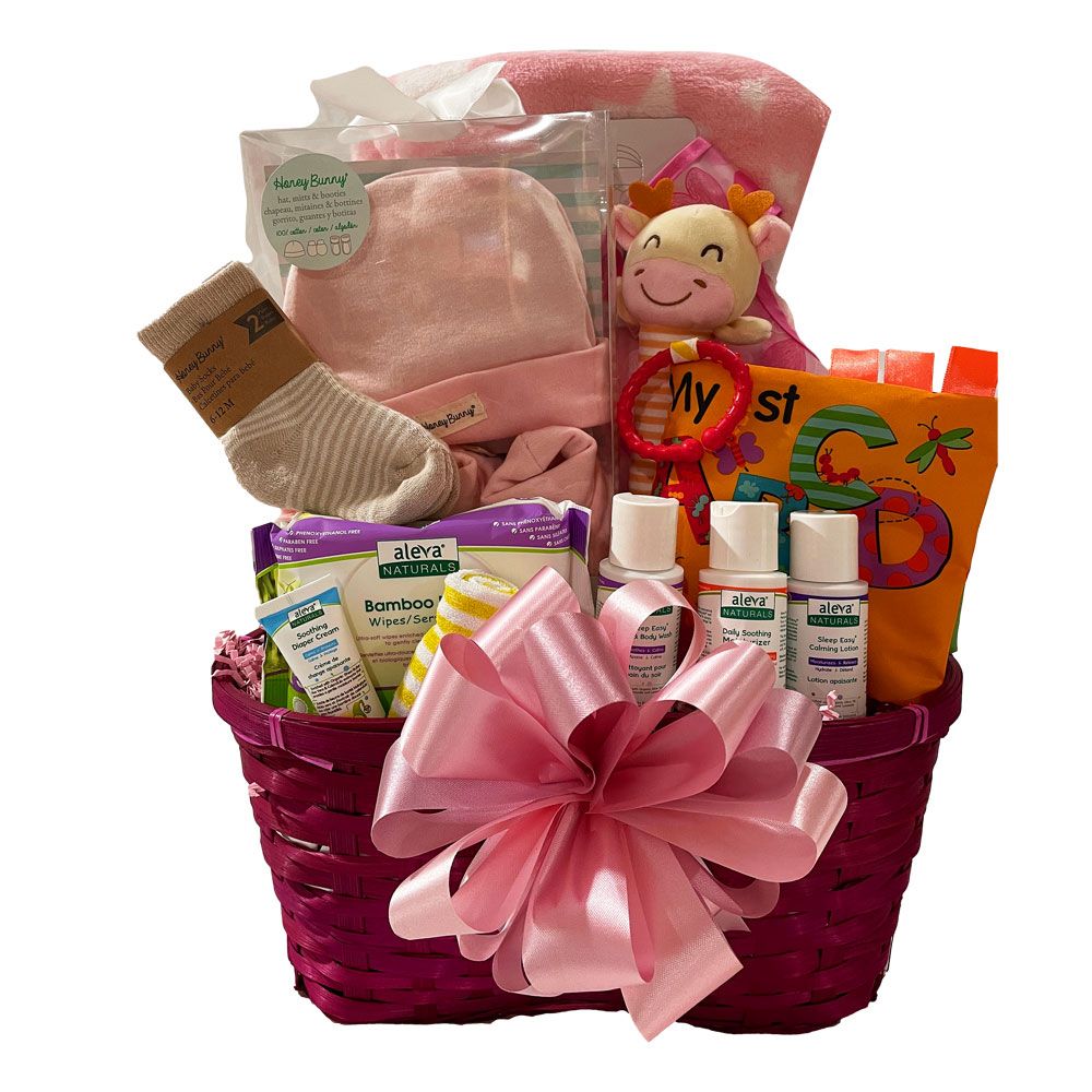 Baby Love Gift Basket - Pink