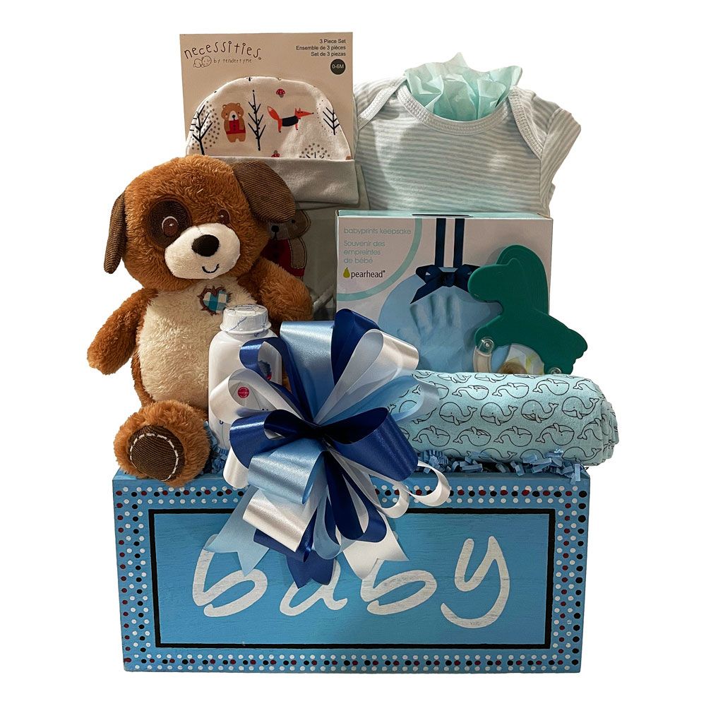 Bundle Of Joy Gift Basket - Blue