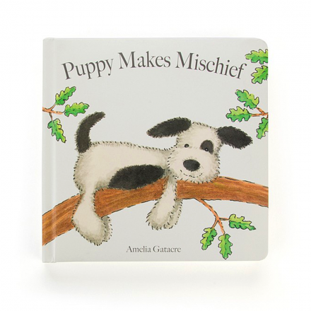 Puppy Makes Mischief Book + Plush Buddy Set